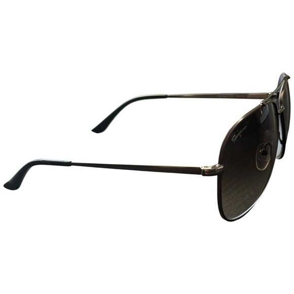 Salvatore Ferragamo 60mm Aviator Sunglasses In Espresso - Picture 4 of 12